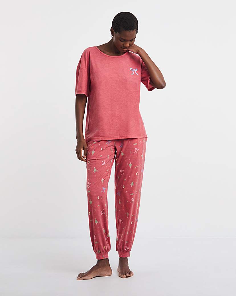 New In - Pretty Lounge Cuffed PJ Set