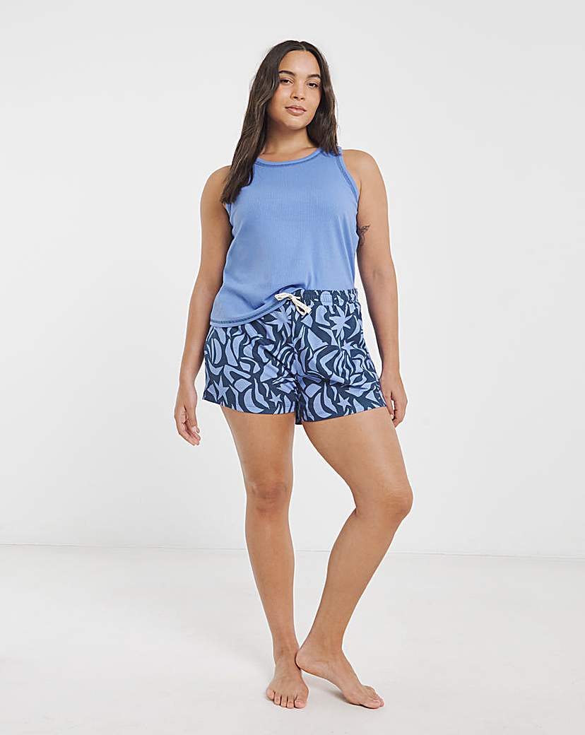 Simply Be 2 Pack Vest Ribbed PJ Sets
