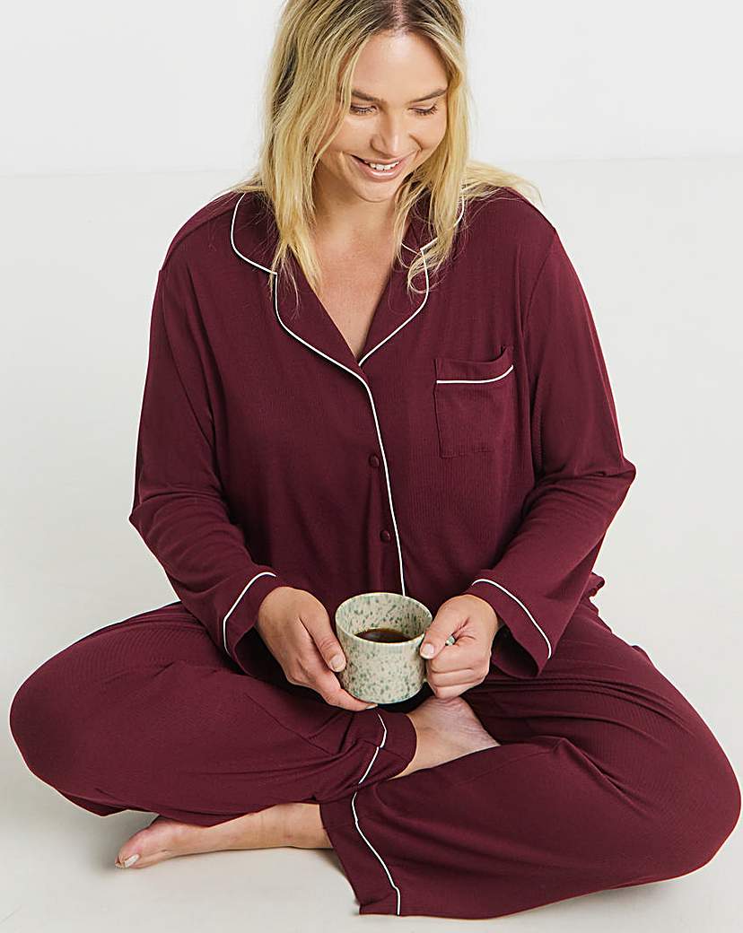 New In - Pretty Secrets Button Through PJ Set