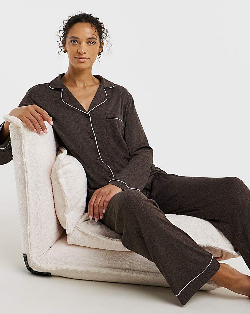 New In - Pretty Secrets Button Through PJ Set