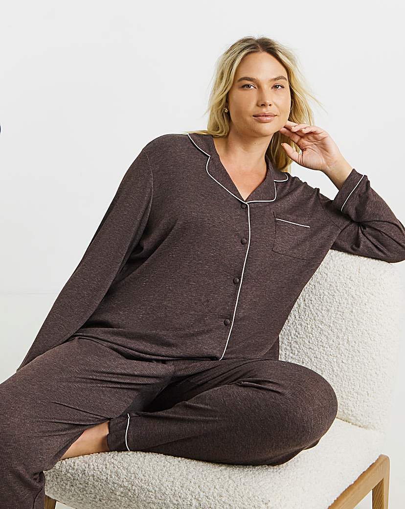 New In - Pretty Secrets Button Through PJ Set