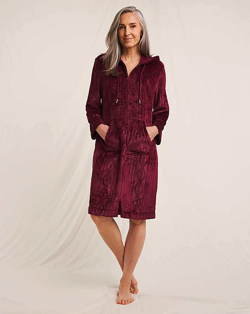 New In - Pretty Secrets Zip Fleece Gown