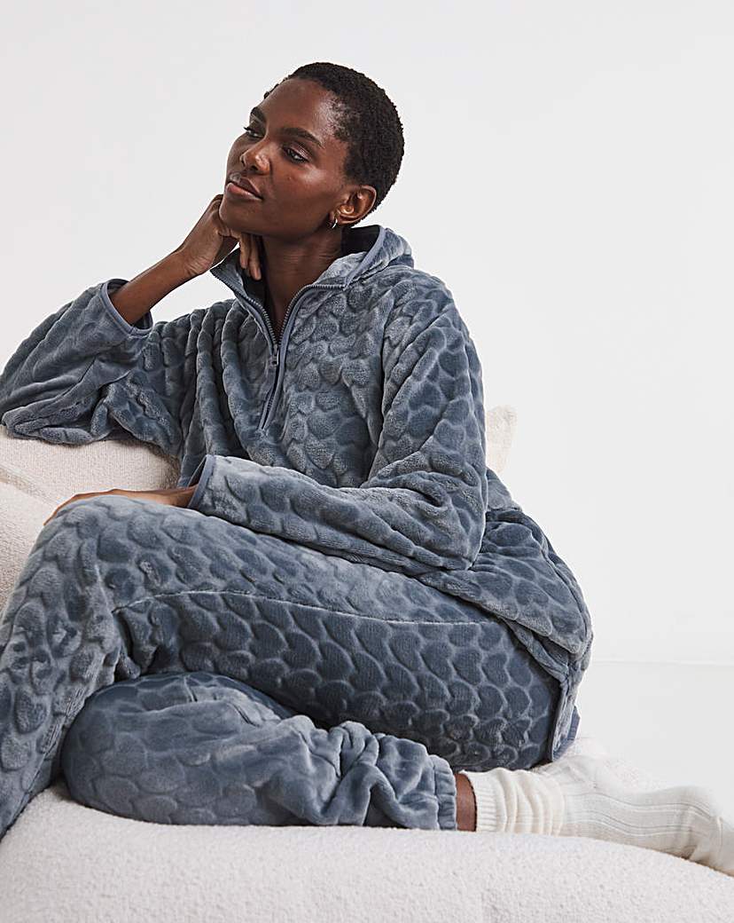 New In - Pretty Secrets 1/4 Zip Fleece Twosie