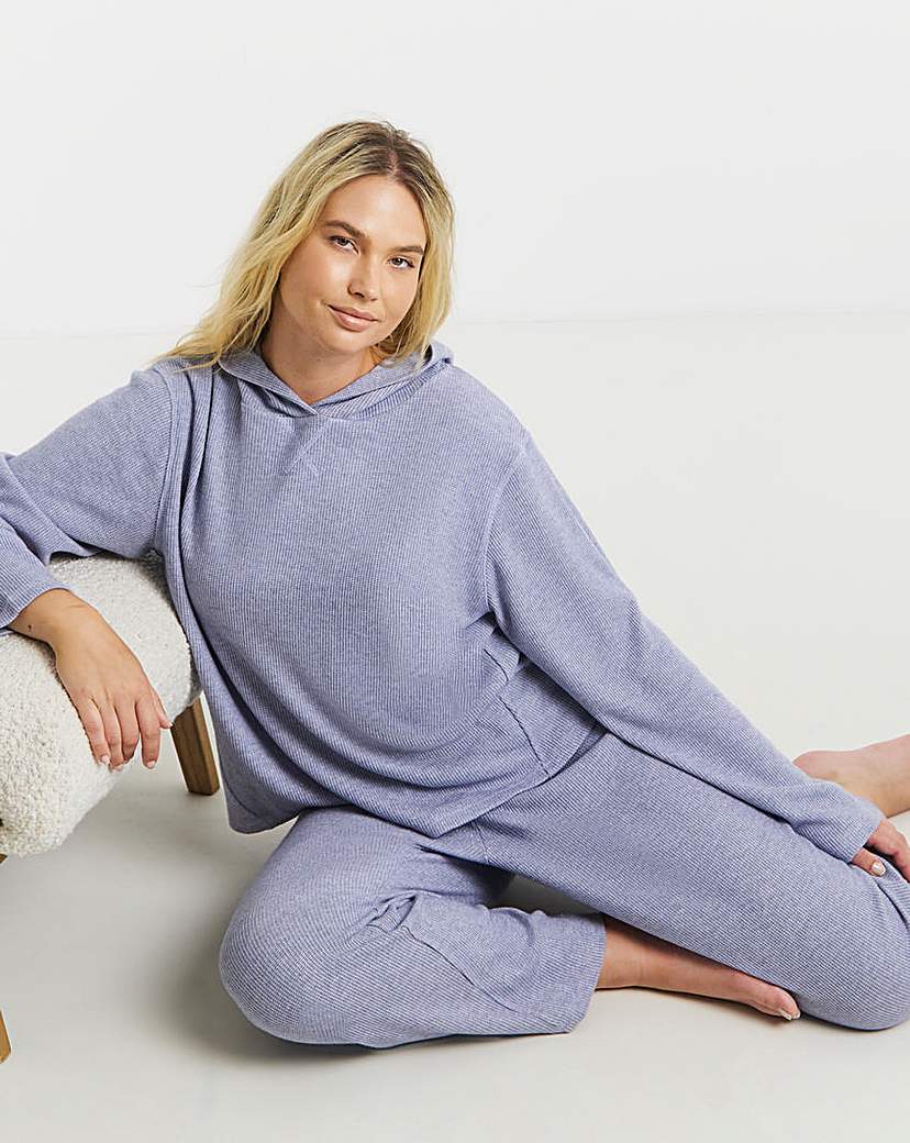 New In - Pretty Secrets Lurex Rib Lounge Set