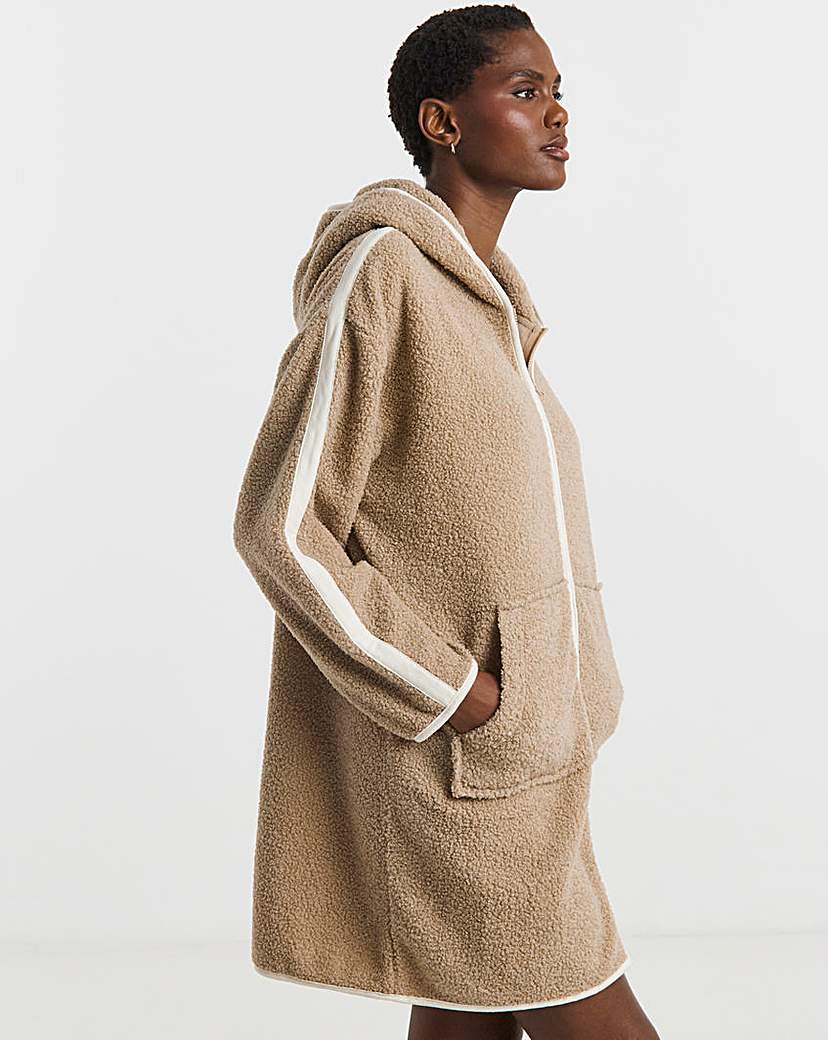 New In - Pretty Secrets Zip Fleece Cardigan