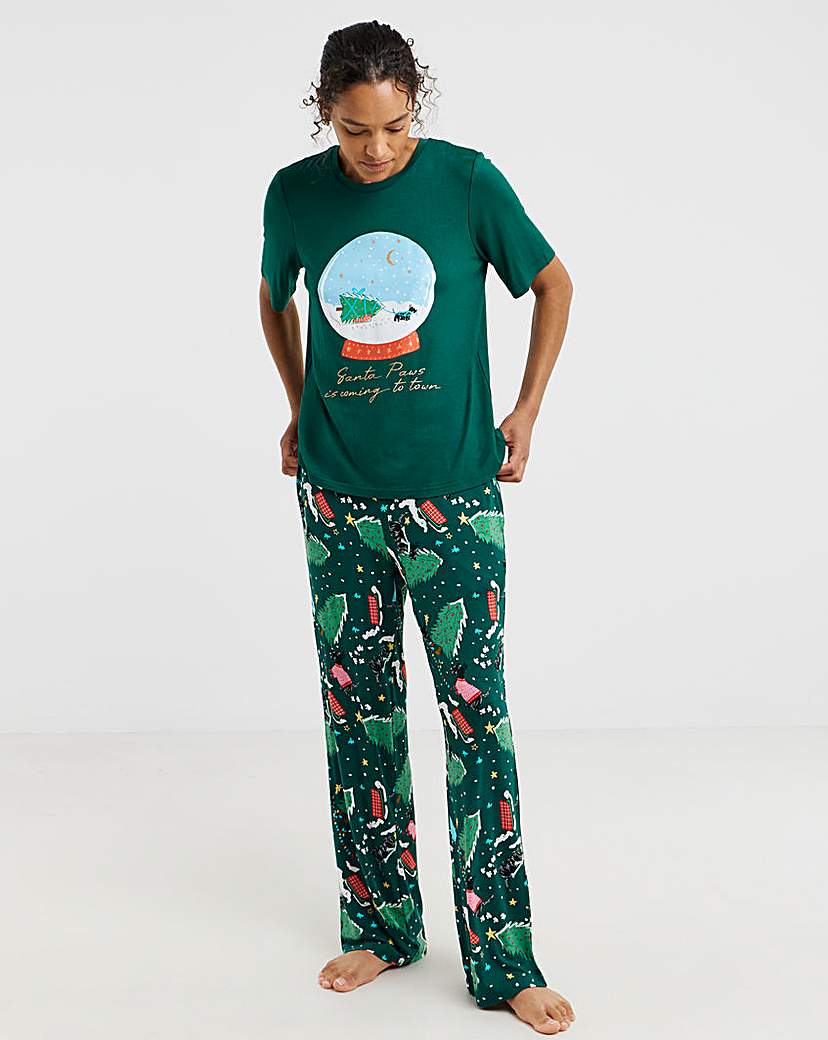 New In - Pretty Secrets Scotty Dog Graphic PJ Set