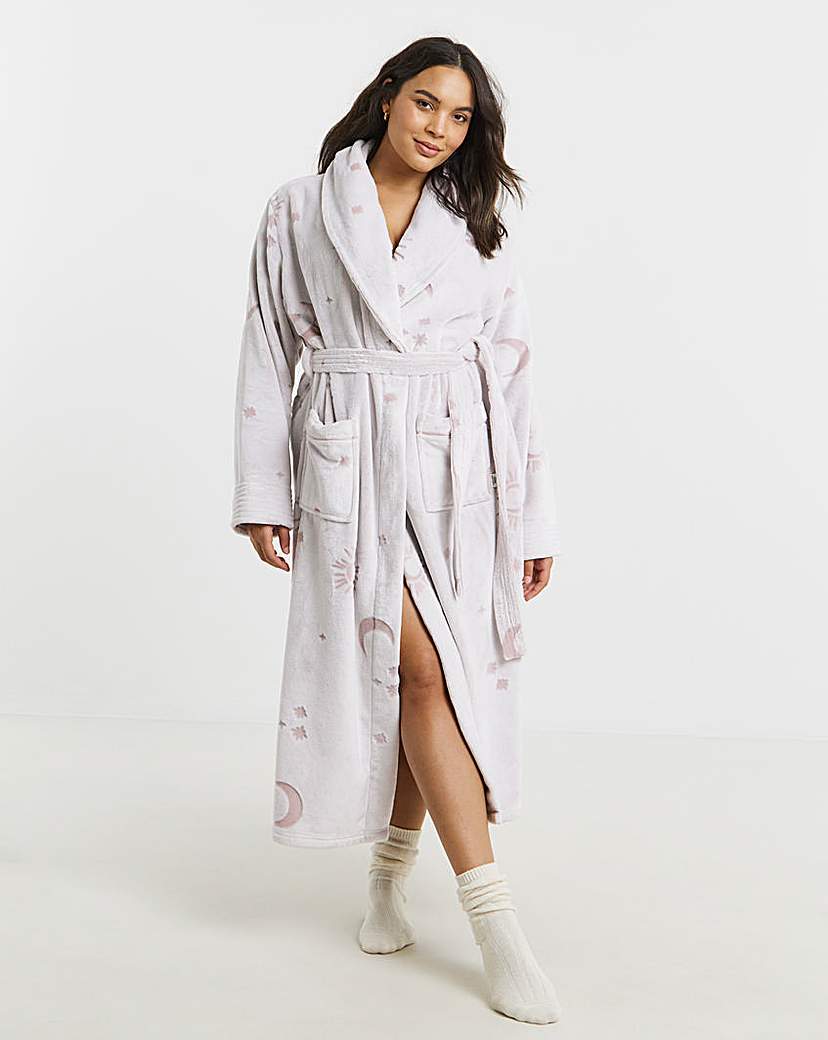 New In - Chelsea Peers Fleece Dressing Gown