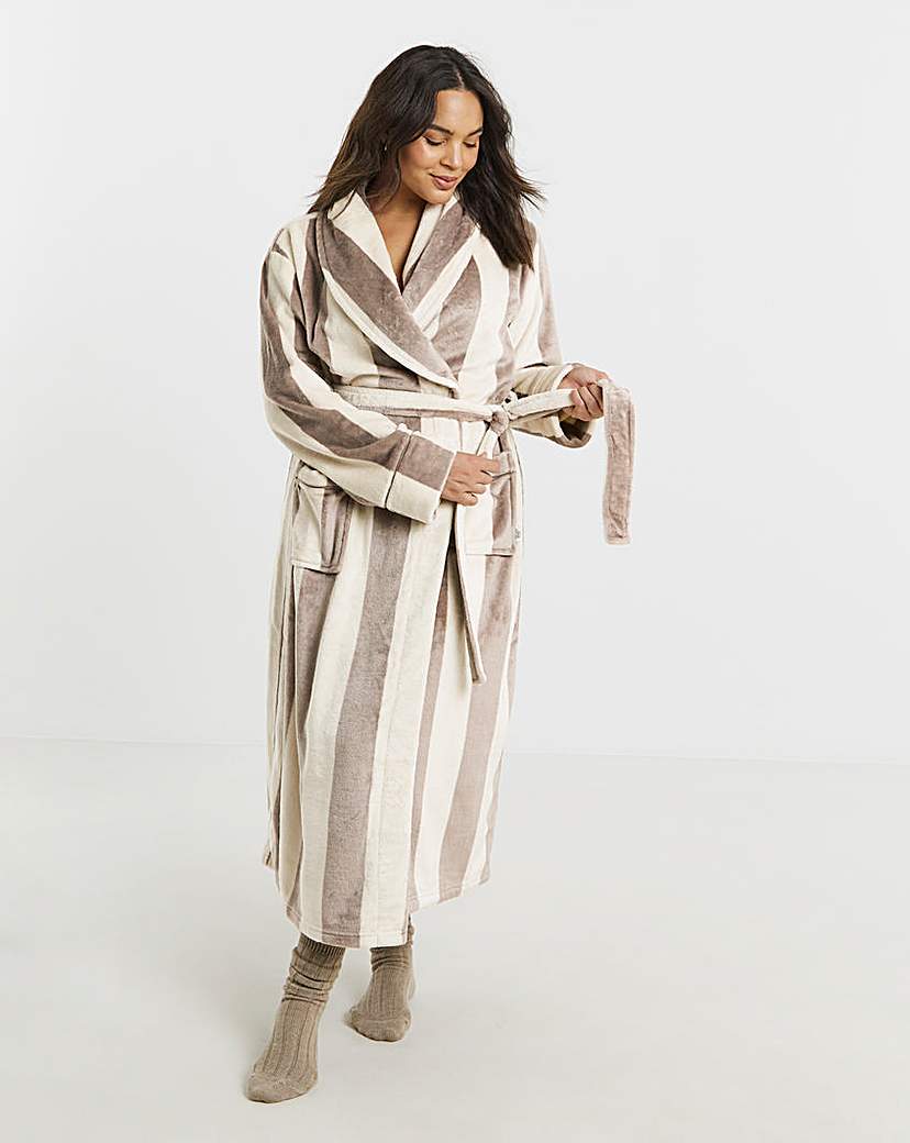 New In - Chelsea Peers Fleece Dressing Gown
