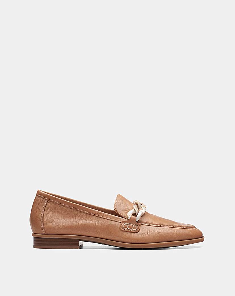 Clarks Safryn Leather Loafers