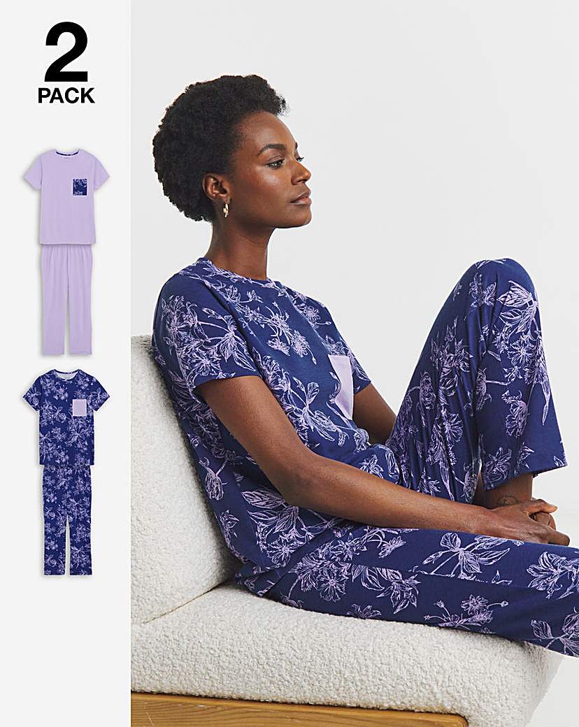 JD Williams Value 2 Pack PJ Set
