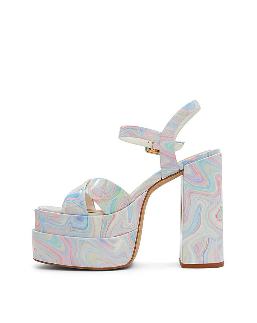 Aldo Gisel Platform Sandals D Fit