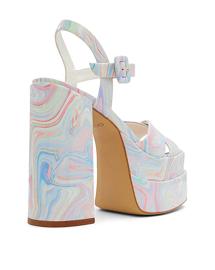 Aldo Gisel Platform Sandals D Fit