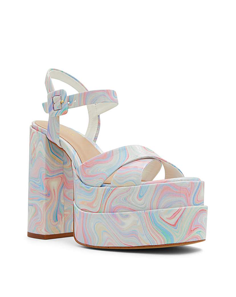 Aldo Gisel Platform Sandals D Fit