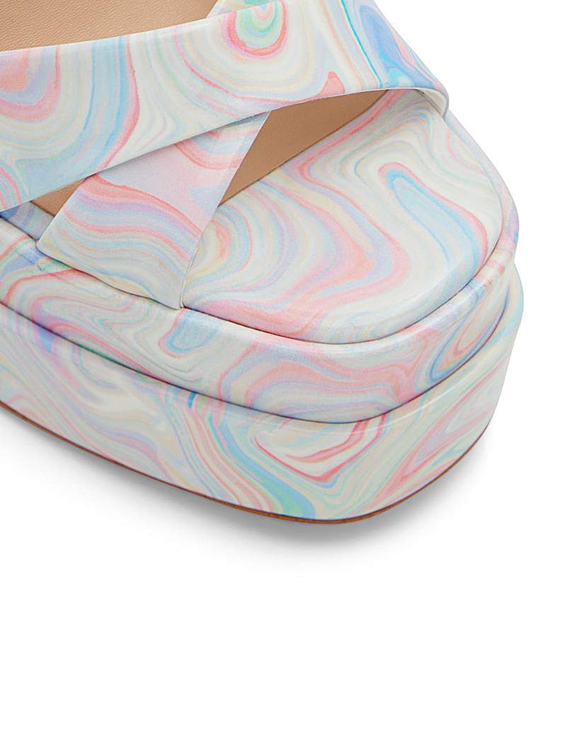 Aldo Gisel Platform Sandals D Fit