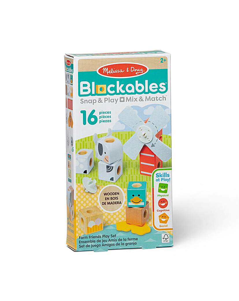 Melissa & Doug - Blockables Farm Set