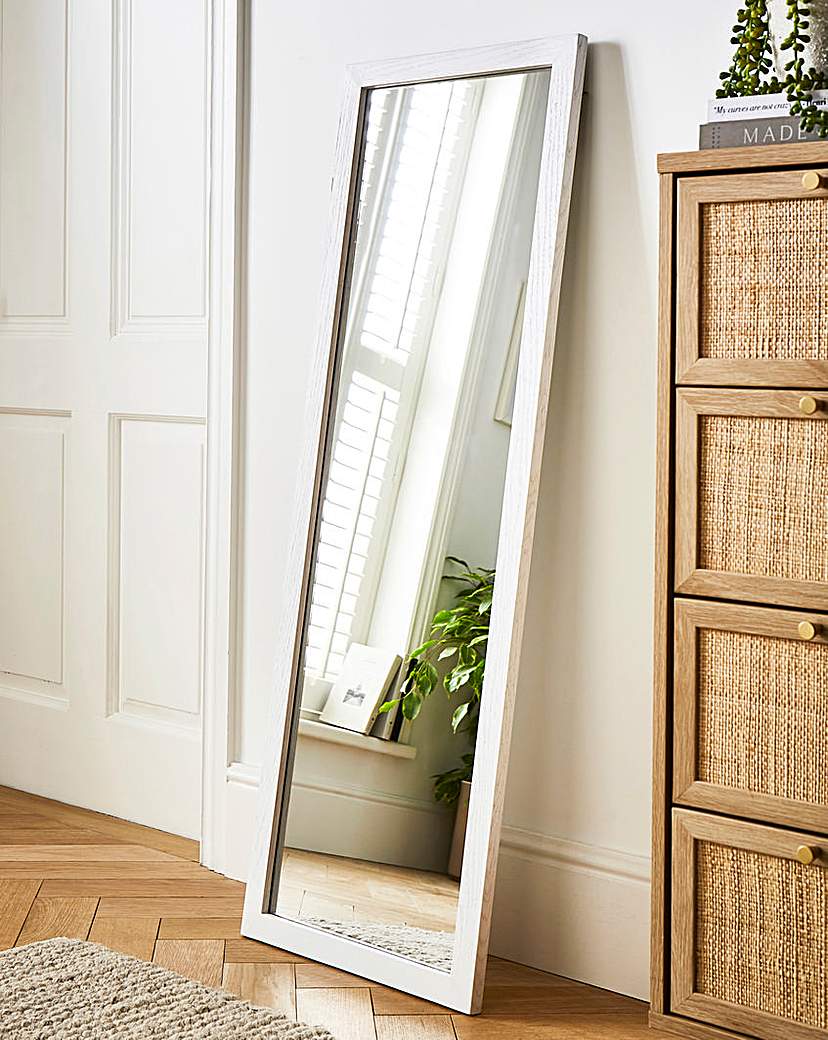 New In - Long Wall Mirror - White