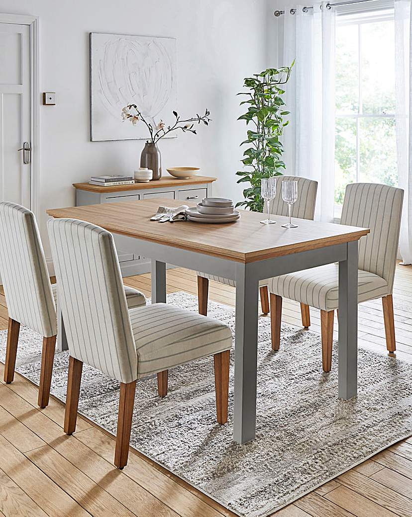 Julipa Ashford Table and 4 Everly Chairs