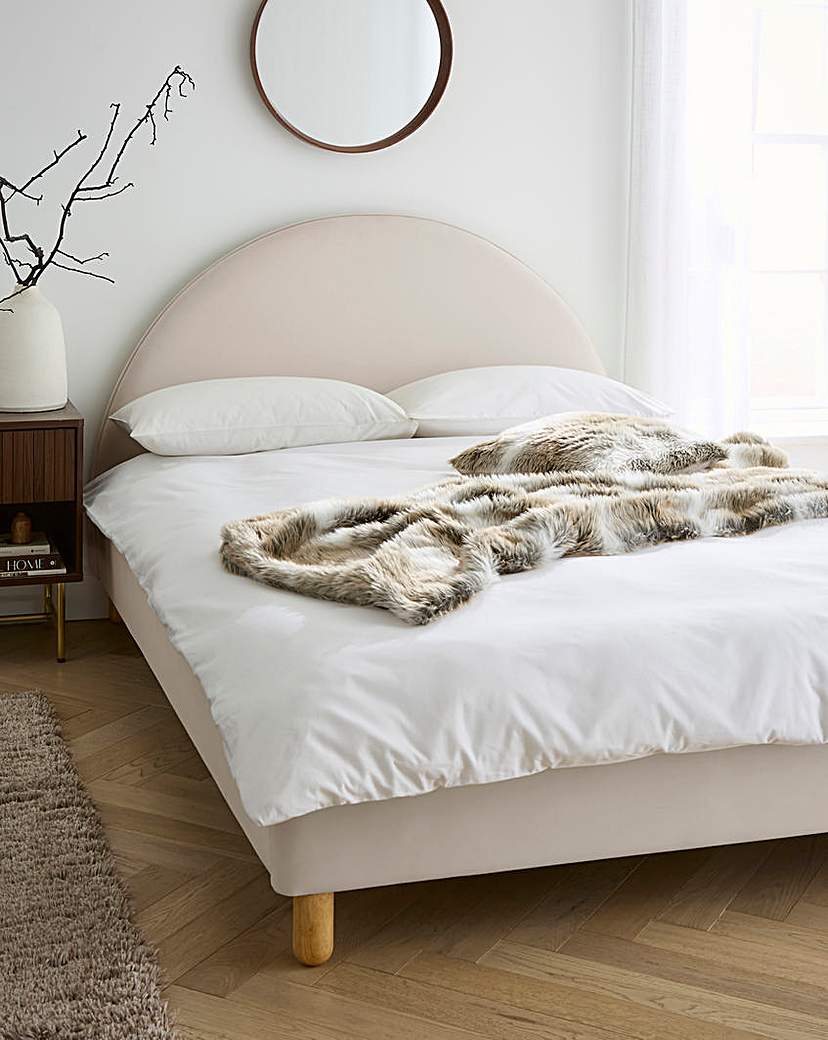 New In - Ayda Velvet Bed Frame