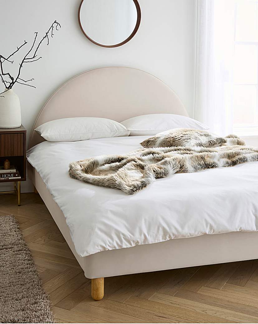 New In - Ayda Velvet Bed & Layer Memory Mattress