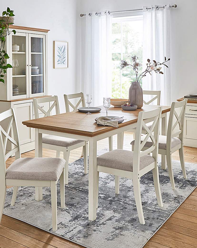 New In - Julipa Extend Table with Ashford Chairs