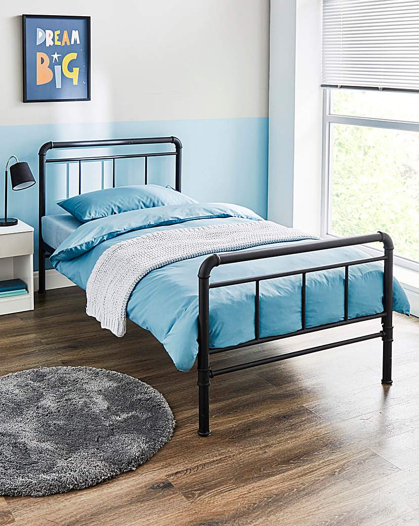 Bowen Industrial Metal Bed Frame