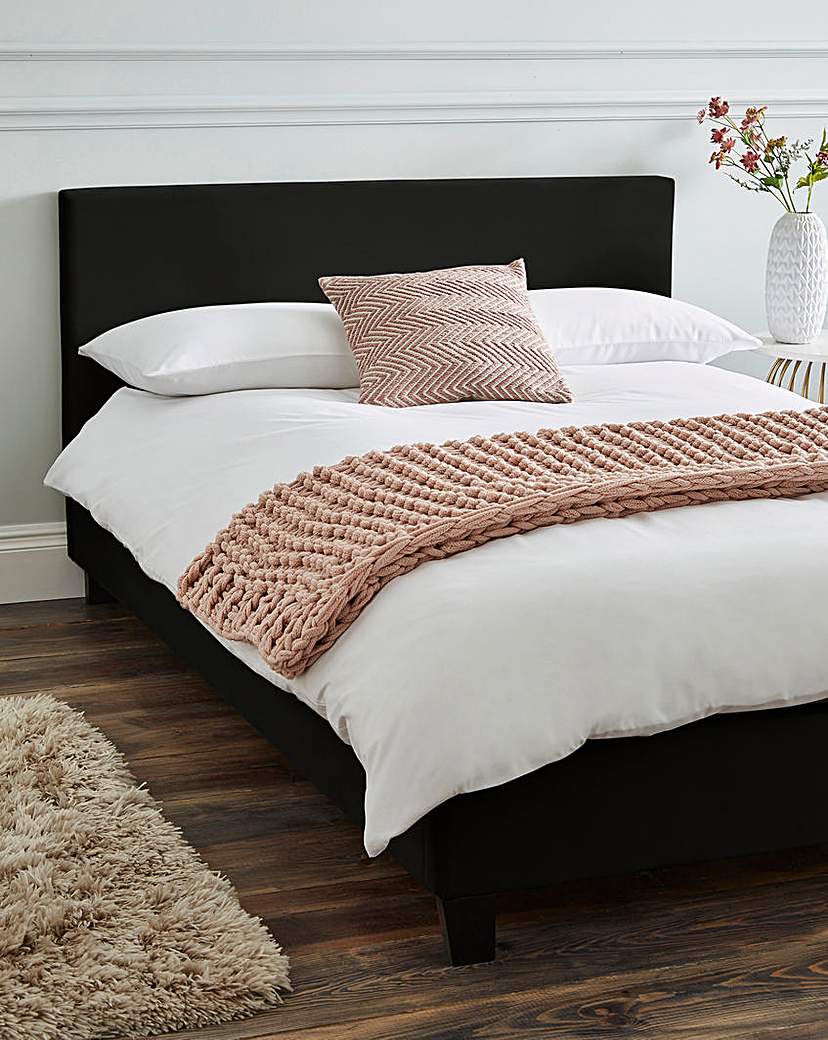 New In - Hayden Velvet Bed with Mattress