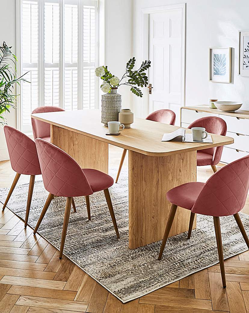 New In - Oslo Oak Dining Table & 6 Klara Chairs