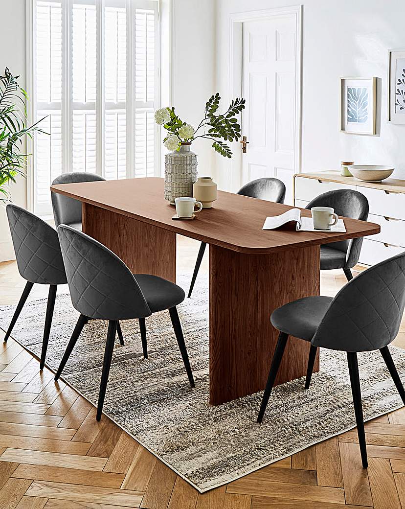 New In - Oslo Wlnt Dining Table & 6 Klara Chairs