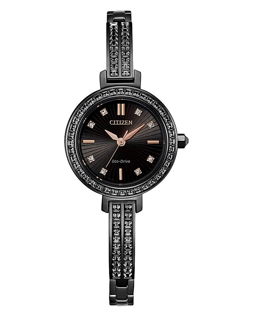 Citizen Eco-Drive Crystal Bangle Watch