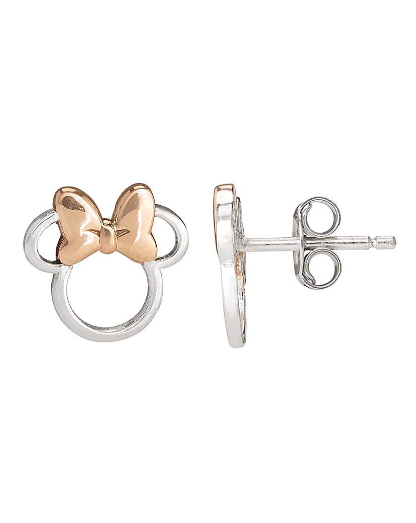 Disney Minnie Mouse Silver Stud Earrings