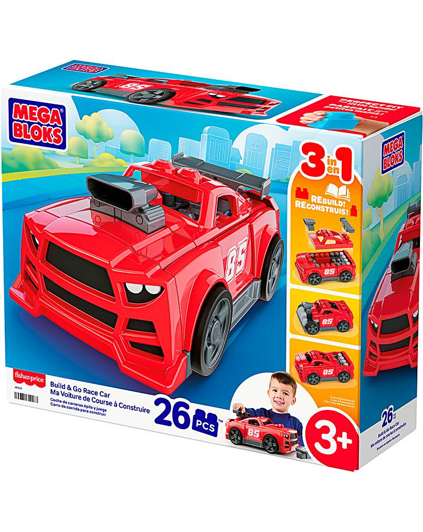 Mega Bloks Build & Go Race Car