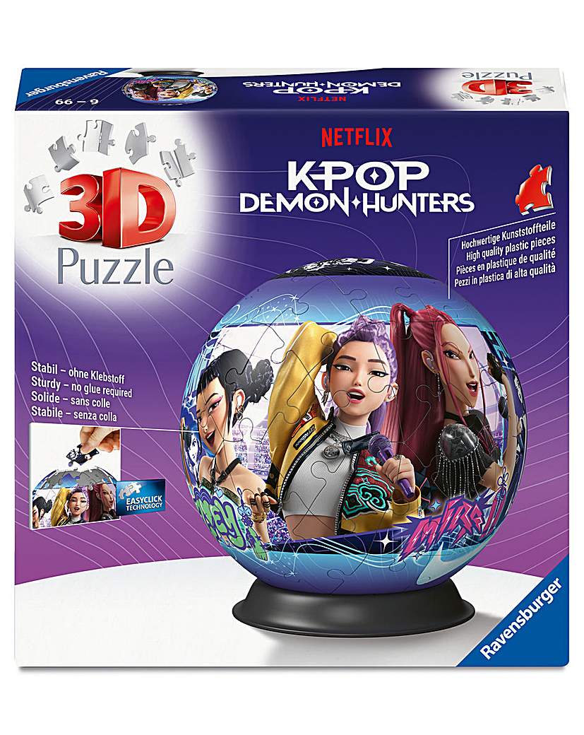 KPop Demon Hunters 3D Puzzle Ball, 72pc