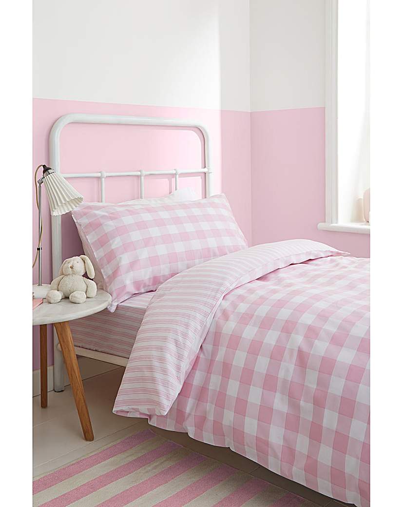Bianca Check and Stripe Duvet Set
