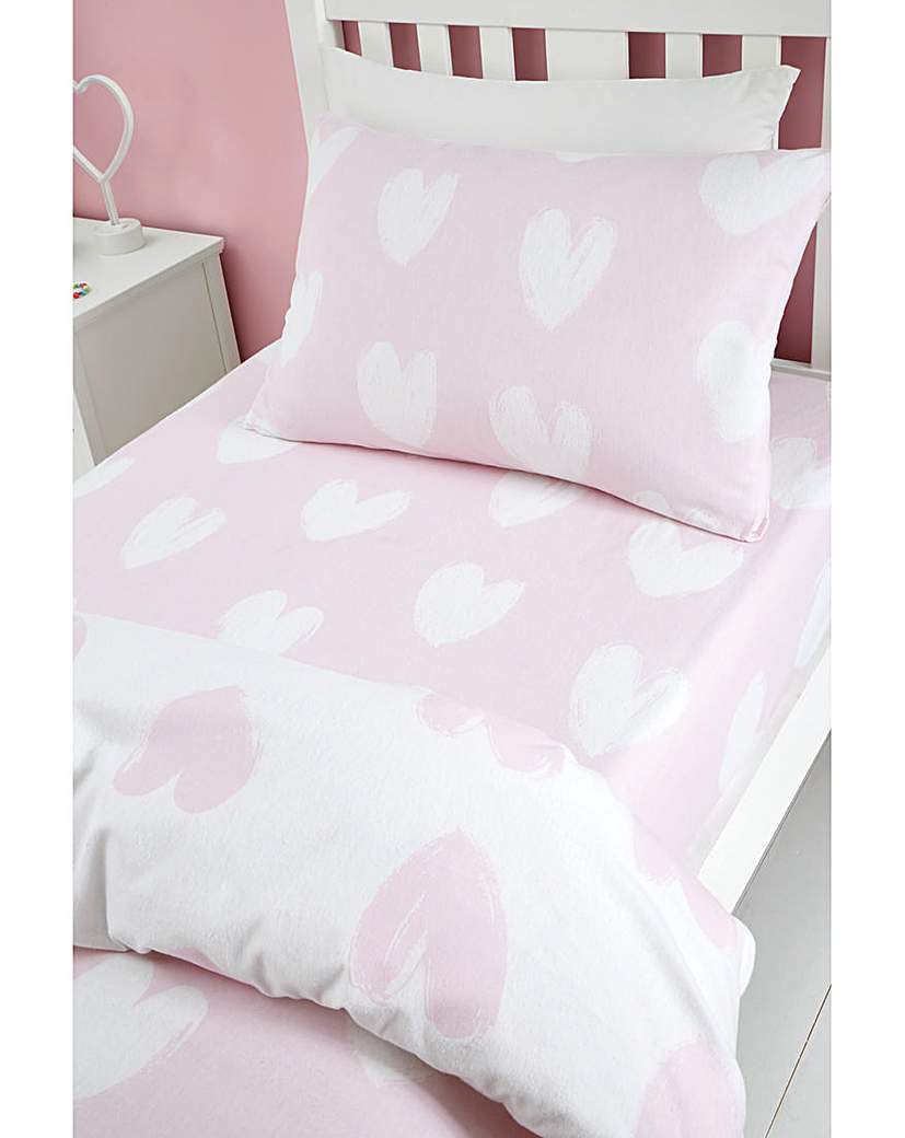 CL Hearts Fitted Sheet