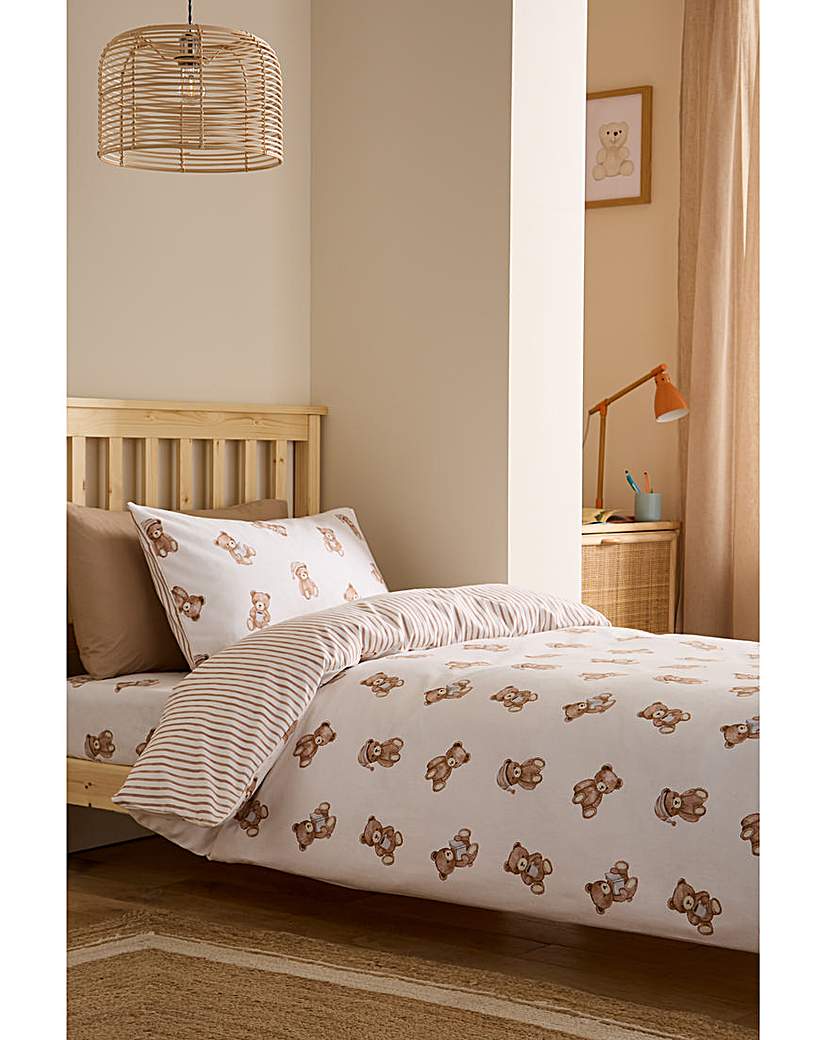 CL Brushed Teddy Bear Duvet Set