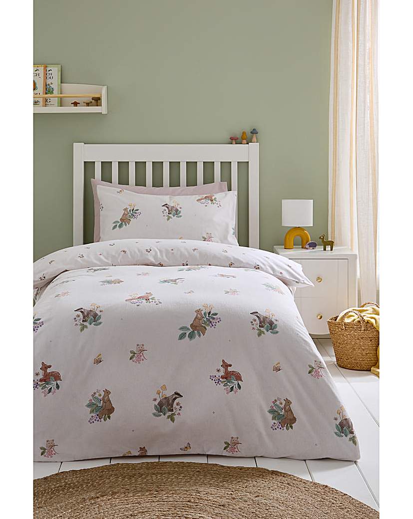 CL Brushed Forest Friends Duvet Set