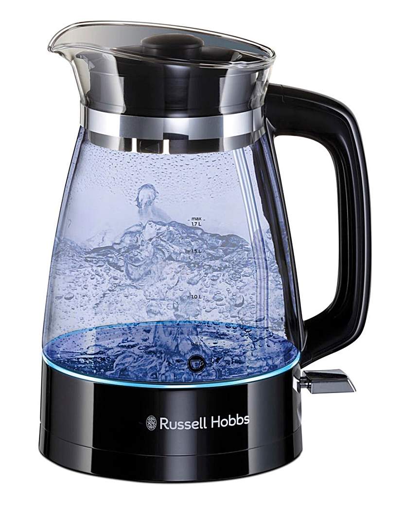 Russell Hobbs Classic Black Glass Kettle