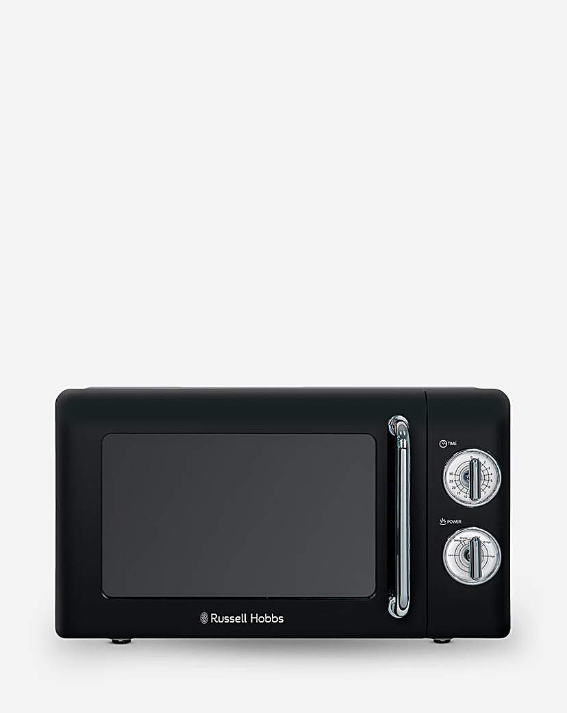 Russell Hobbs Retro Microwave - Black