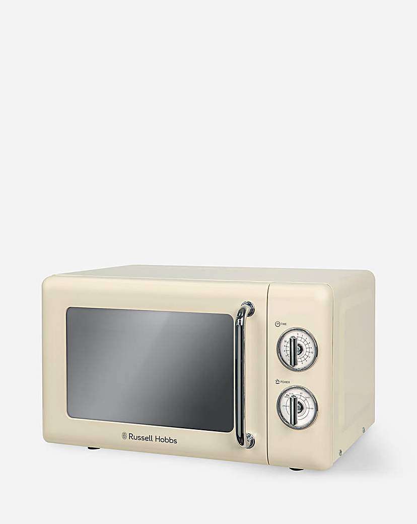 Buy RUSSELL HOBBS Retro RHM2044C Compact Solo Microwave - Cream