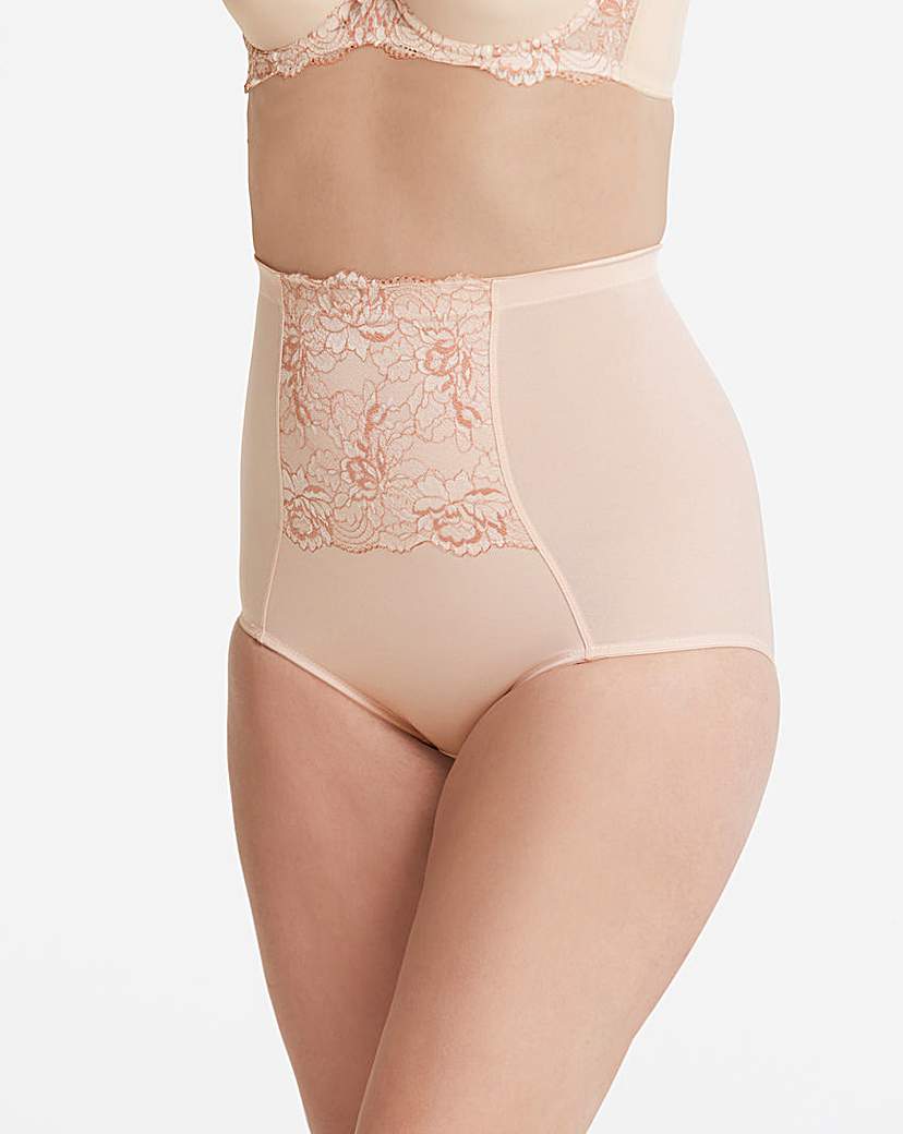 Image of Ella Lace Firm Control Blush Briefs