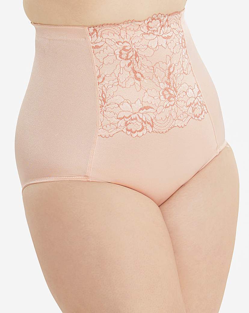 Image of Ella Lace Firm Control Blush Briefs