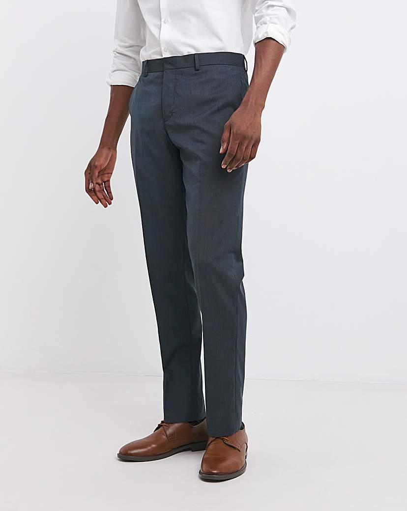 Navy Hank Regular Tonic Suit Trousers