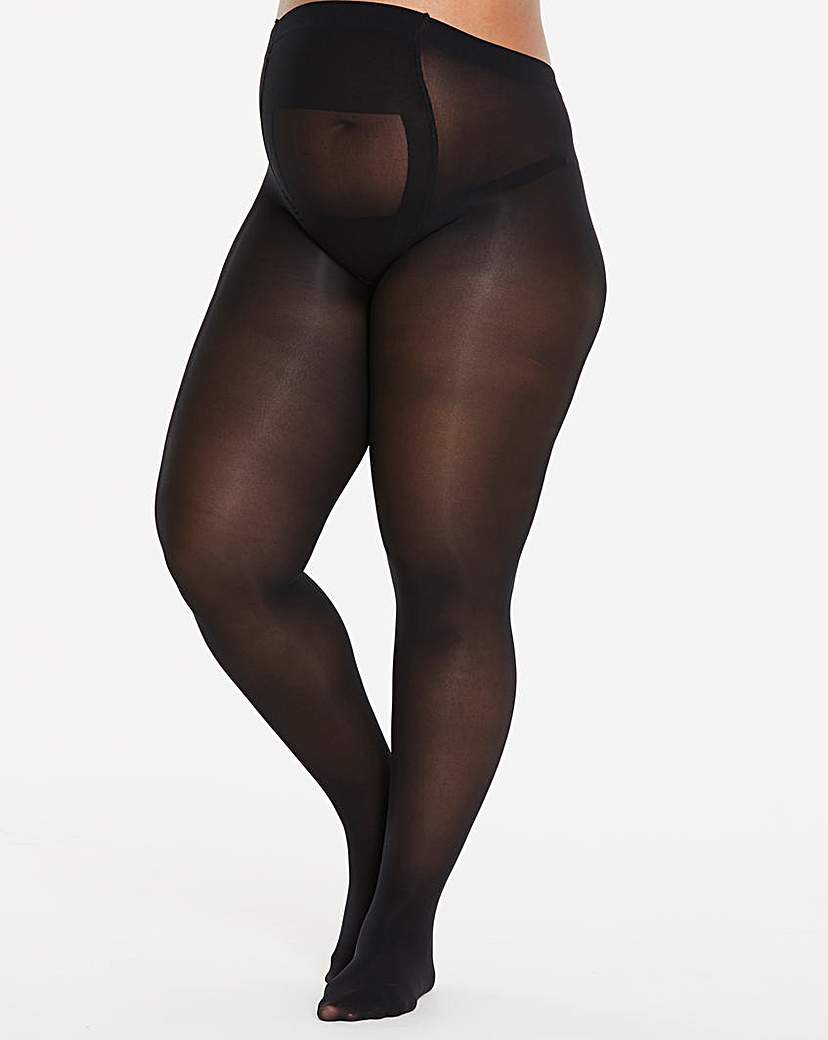 Image of 2 Pack Black 60 Denier Maternity Tights