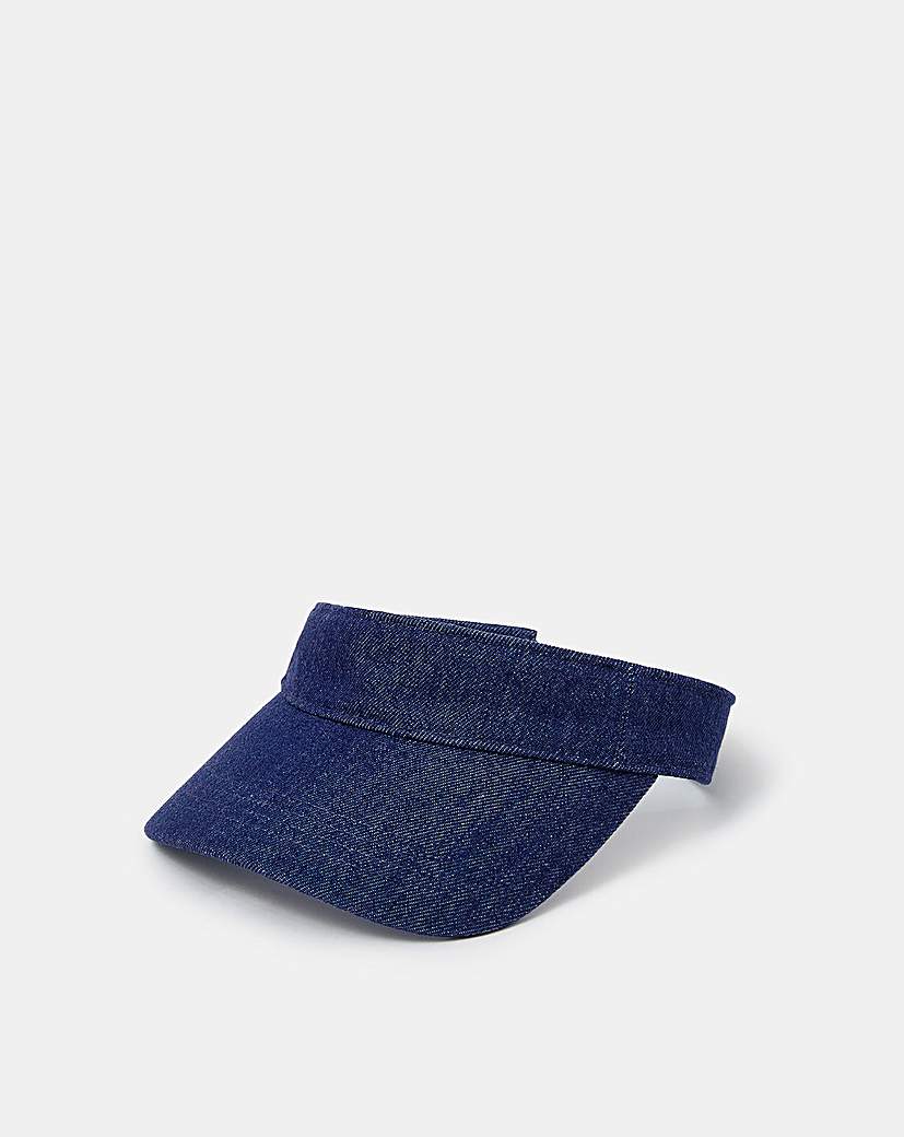 New In - Accessorize Denim Sun Visor