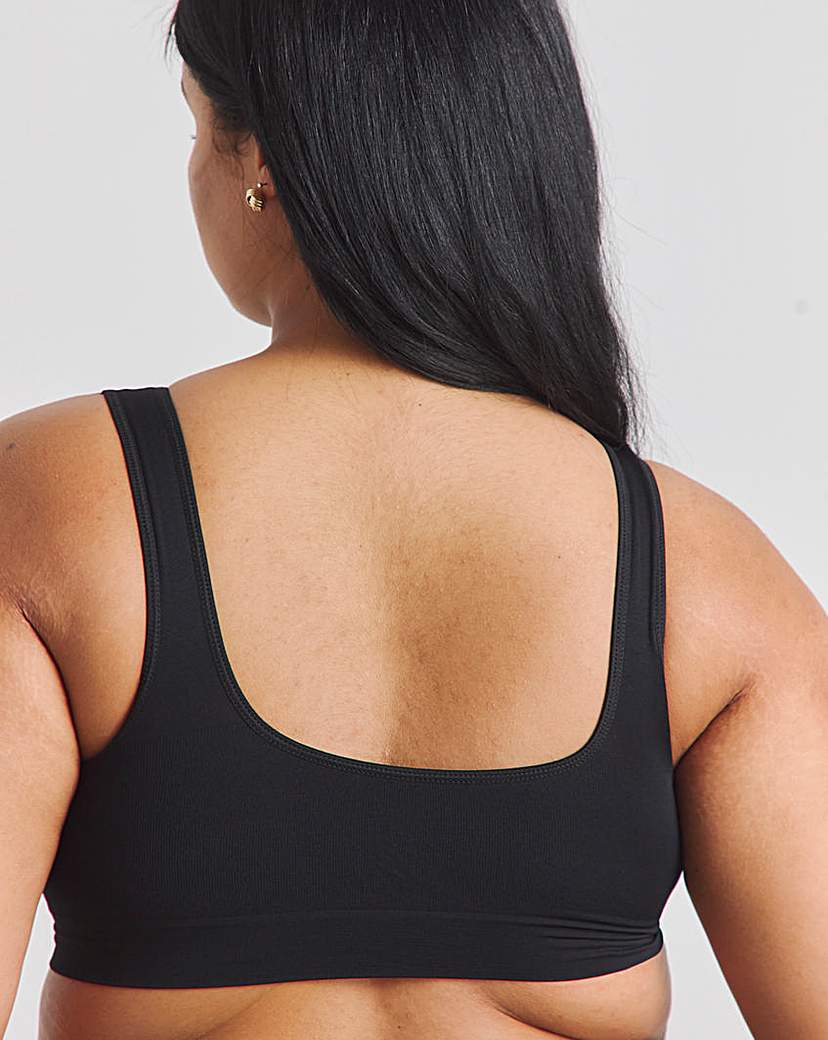 3 Pack Black/White/Blush Comfort Tops