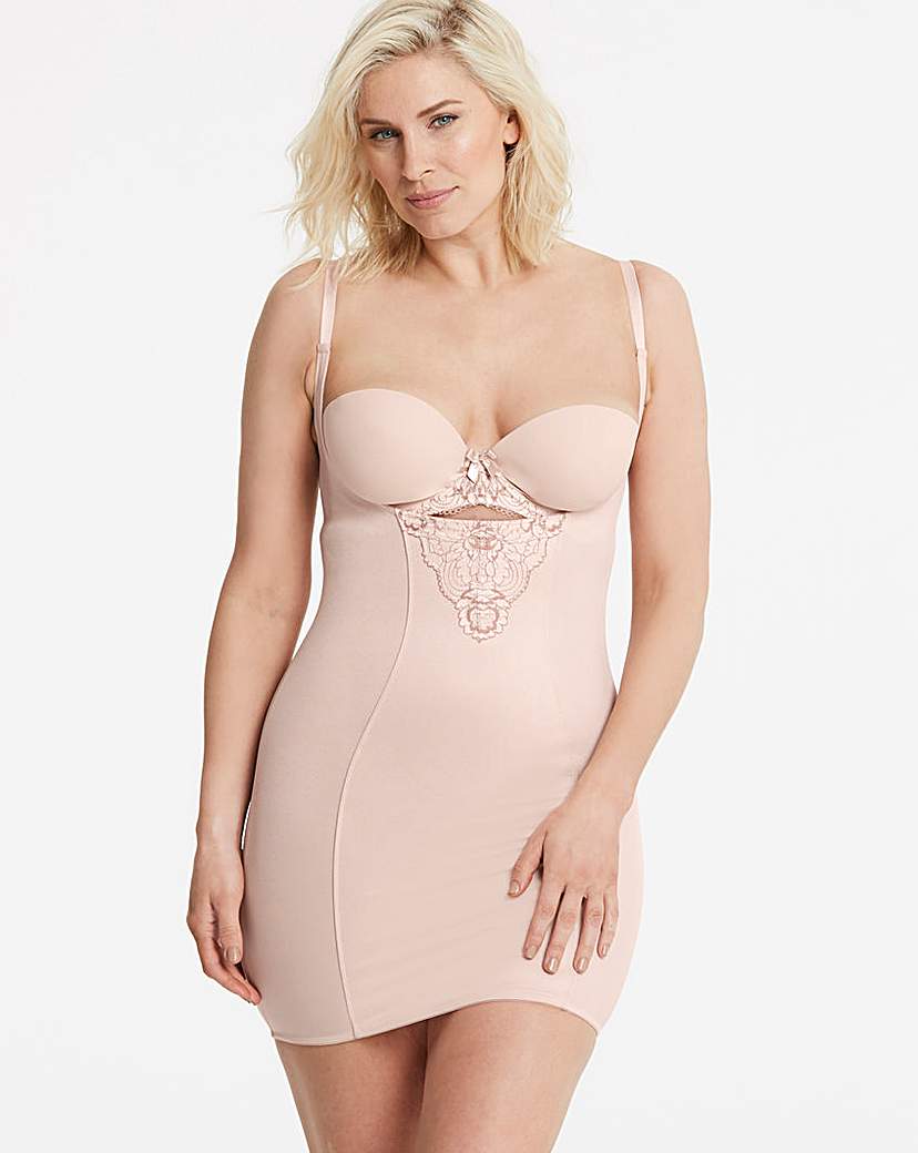 Image of Ella Lace Firm Control Blush Slip