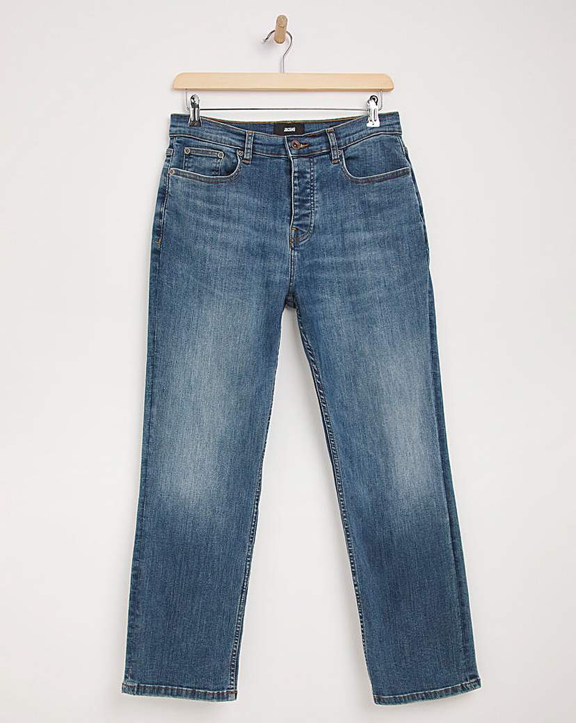 Premium Hemp Straight Fit Jean Mid Wash