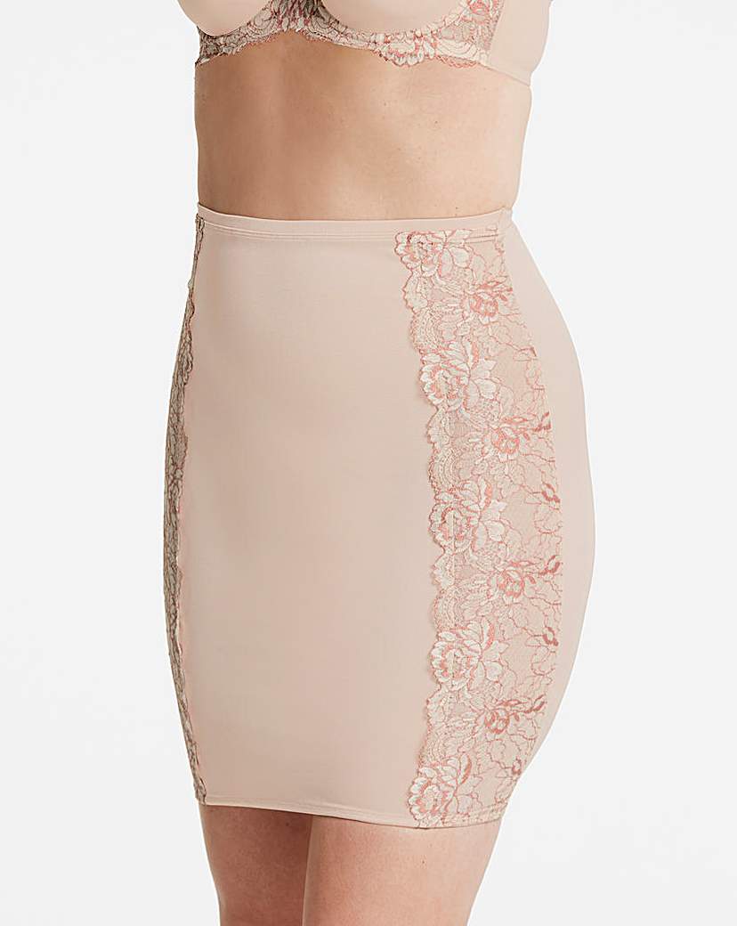 Image of Ella Lace Blush Half Slip Firm Control