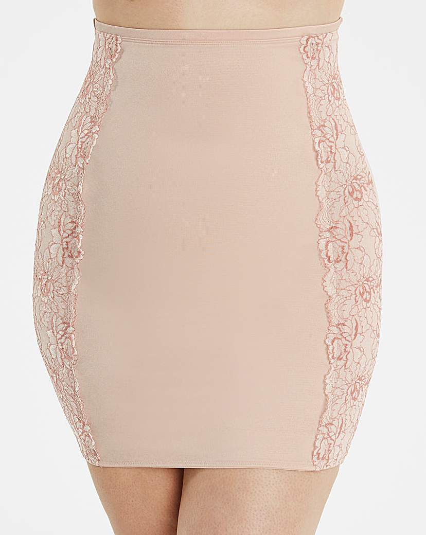 Image of Ella Lace Blush Half Slip Firm Control