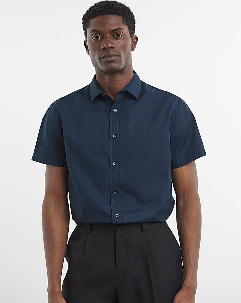 Short Sleeve Formal Shirt Long